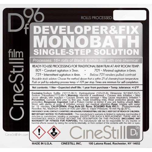 Cinestill DF96 Monobagno