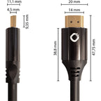 Black Magic Ultra High Speed 4K/8K HDMI-kabel 120Hz - 1,5M Zwart