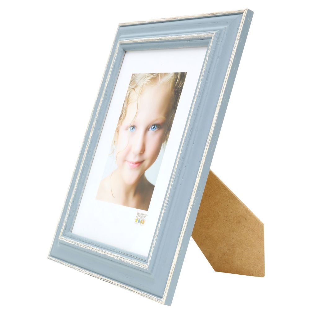 Deknudt Marco Fotográfico Azul con Toques de Colores Naturales 20x30 S221F6