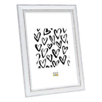 Deknudt Fotokader wit met bruinkleurig accent 20x30 S221H3
