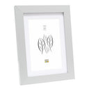 Deknudt Marco Fotográfico Plateado con Paspartú Blanco 20x25 S66KD1
