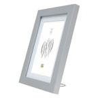 Deknudt Marco Fotográfico Plateado con Paspartú Blanco 20x25 S66KD1
