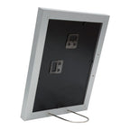 Deknudt Marco Fotográfico Plateado con Paspartú Blanco 20x25 S66KD1