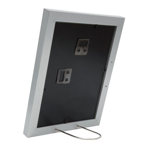 Deknudt Marco Fotográfico Plateado con Paspartú Blanco 20x25 S66KD1