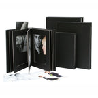 Deknudt Álbum Passepartout negro con tapa de cuero 15x20 A66DA2