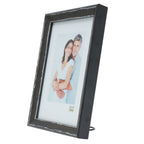 Deknudt Marco de fotos en negro con ribete plateado 13x18 S46DF2