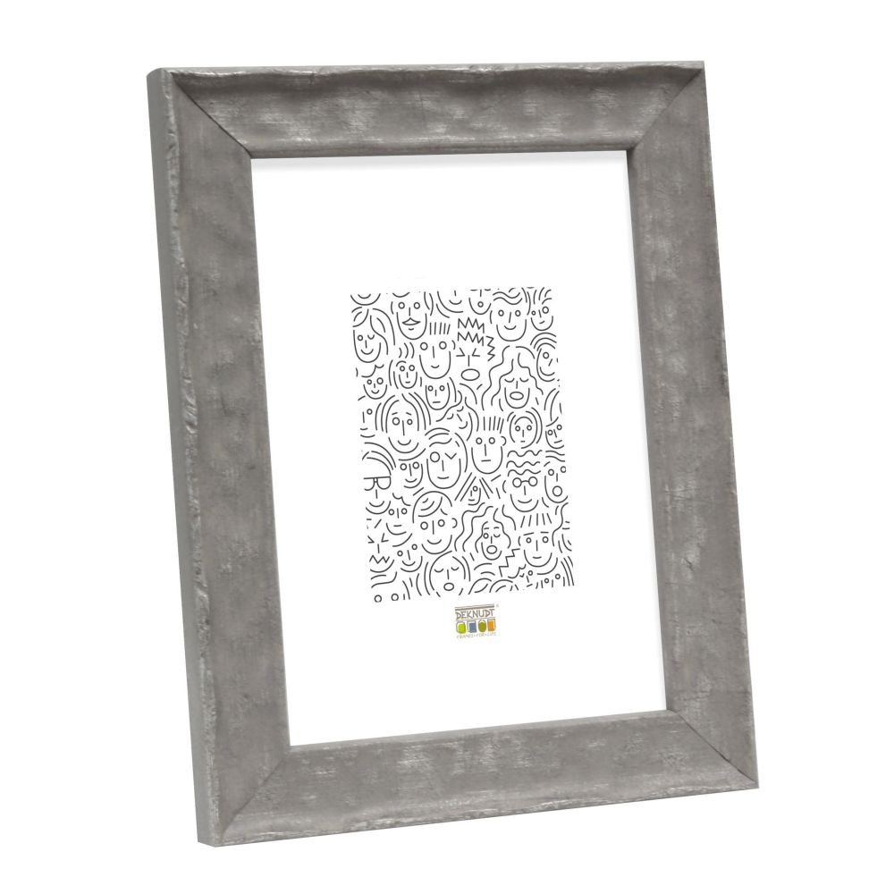 Deknudt Marco de madera en gris con estructura ondulada 18x24 S46HF7