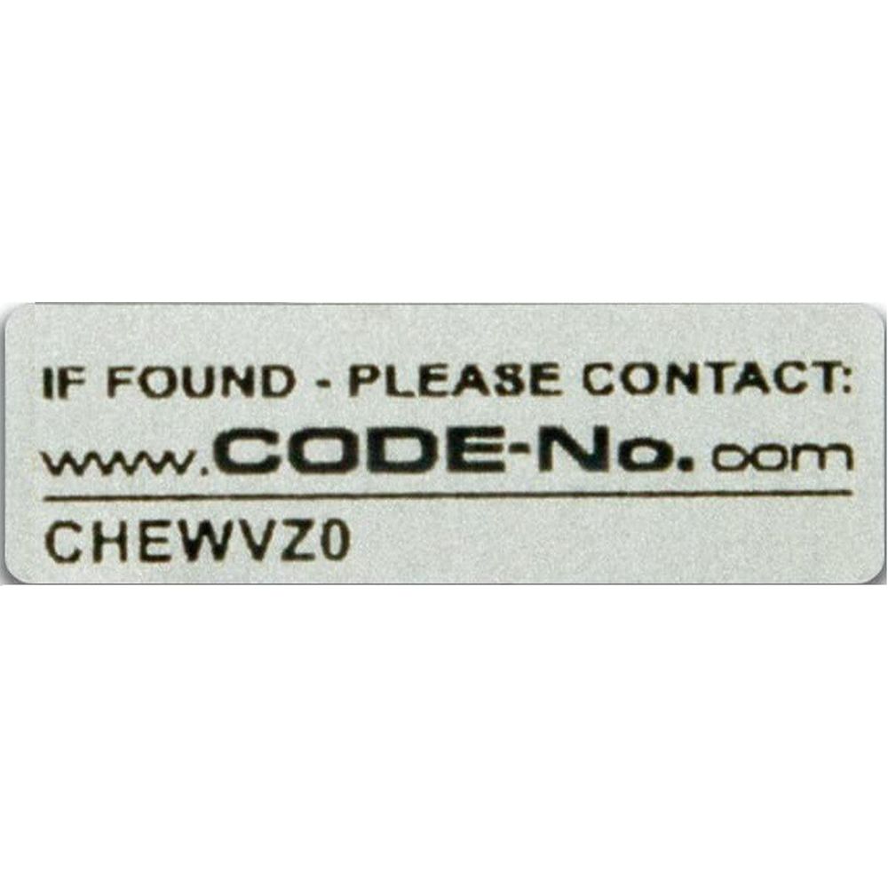 CODE-NO.com Linsenetikett