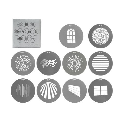 Nanlite FM-mount Fixation de projection GOBO Set 1 (10pc)