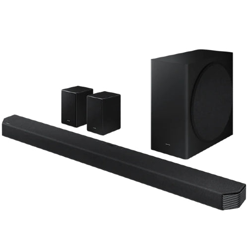 Samsung HW-Q950A Dolby Atmos Soundbar met subwoofer en achterspeakers