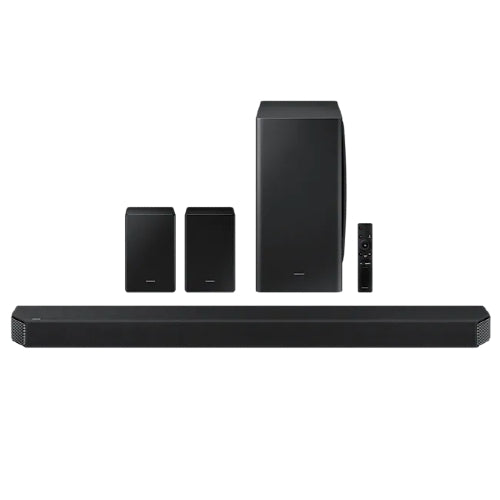 Samsung HW-Q950A Dolby Atmos Soundbar met subwoofer en achterspeakers