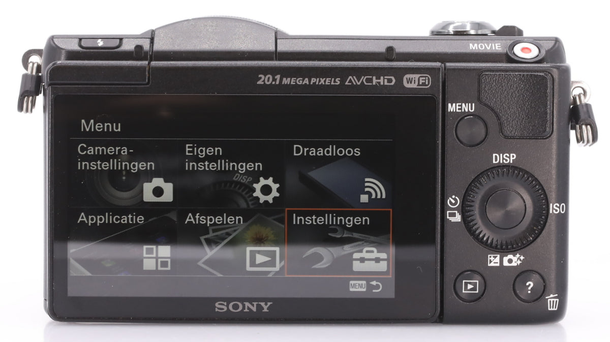 Sony A5000 body zwart + 16-50mm F/3.5-5.6 OSS zwart occasion