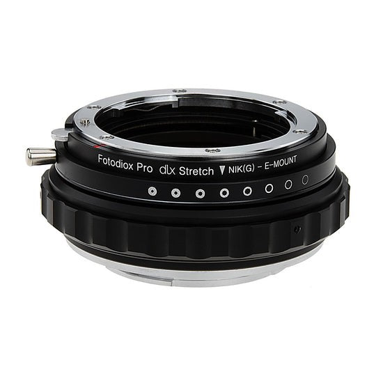 Fotodiox DLX Stretch Obiettivo Attacco Adattatore Nikon Nikkor F Attacco G-Type a Sony E-Attacco