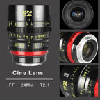 Meike Prime 24mm T2.1 Obiettivo cinematografico full frame con attacco PL