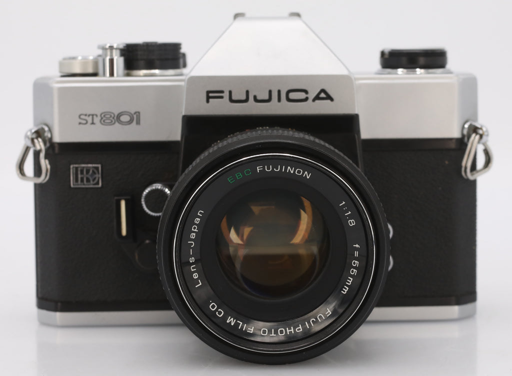 Fujica ST801 body chrome + 55mm F/1.8 EBC occasion