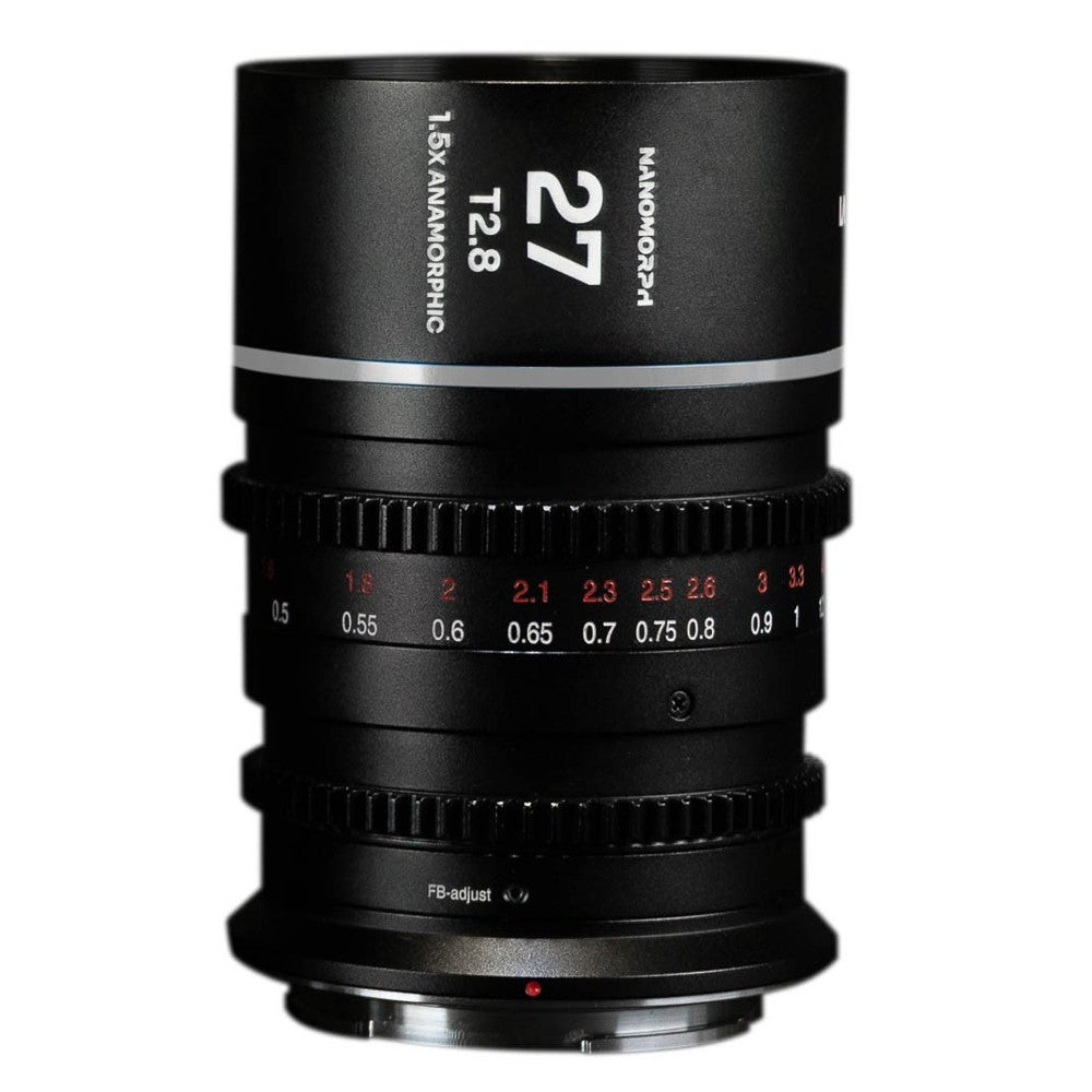 Laowa Nanomorph 27mm T2.8 1.5X S35 (Silver) (Cine) MFT