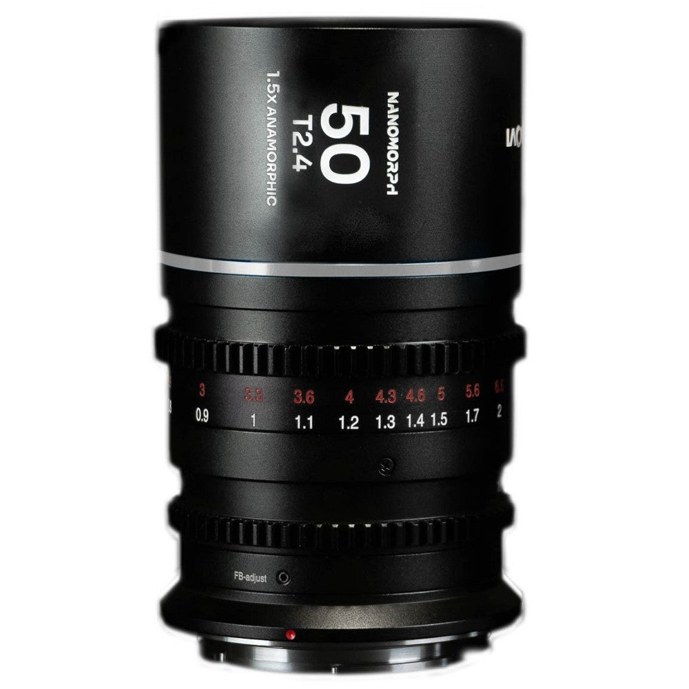 Laowa Nanomorph 50mm T2.4 1.5X S35 (Silver) (Cine) MFT