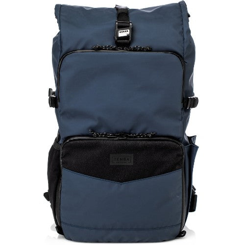 Tenba Mochila - DNA 16 DSLR - Azul is suitable para a mirrorless or DSLR cámara con 4 to 6 lenses y a laptop up to 16" (40 cm).