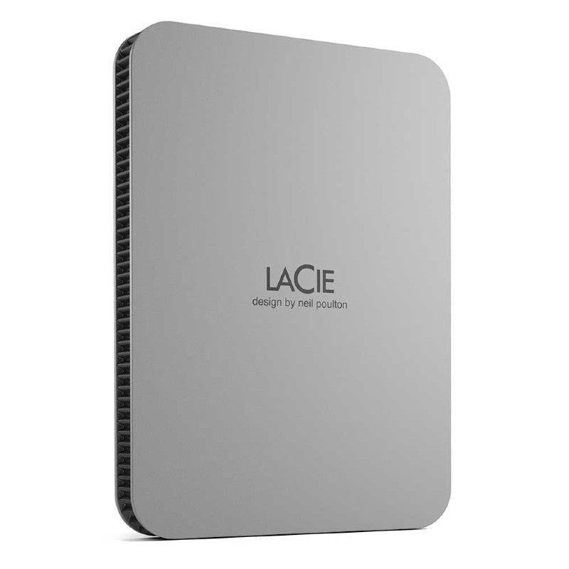 LaCie Mobile Drive 2TB v2 USB-C Moon Plata w/Rescue