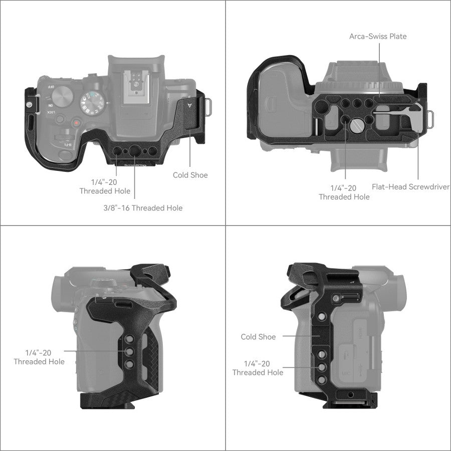 SmallRig “Noir Mamba” Cage pour Canon EOS R10 4004