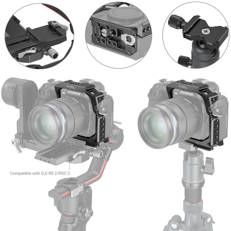 SmallRig Fotocamera Gabbia per OM SYSTEM OM-1 3948