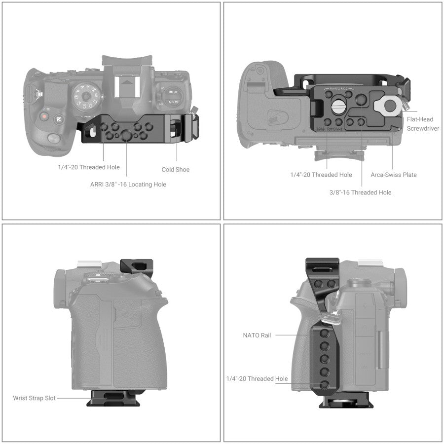 SmallRig Fotocamera Gabbia per OM SYSTEM OM-1 3948