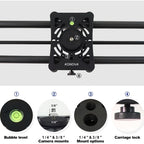 Konova P1 100cm Carbon Cámara Slider (w/ KMS-S3) OUTLET