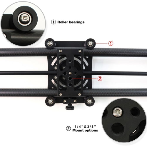 Konova P1 100cm Carbon Cámara Slider (w/ KMS-S3) OUTLET