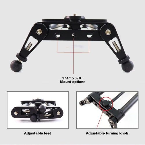 Konova P1 100cm Carbon Cámara Slider (w/ KMS-S3) OUTLET