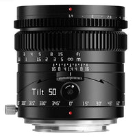 TTArtisan Tilt 50mm f/1.4 E Noir