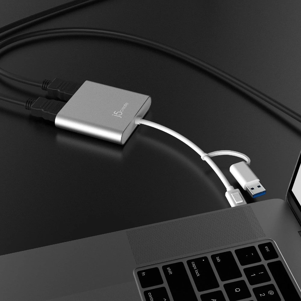 j5create USB-C® Adaptateur multi-écran vers Dual HDMI™
