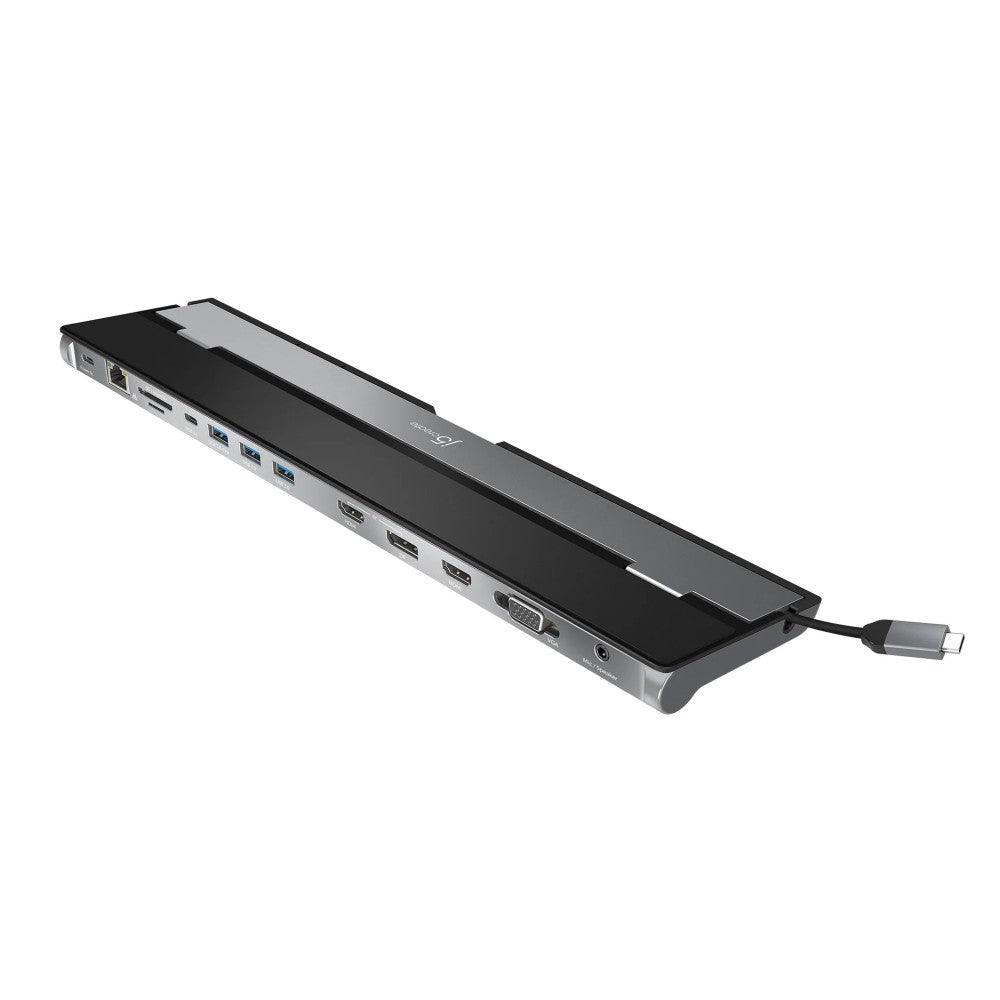 j5create USB-C™ Triple Display Docking Station mit 100W PD Adapter - EU