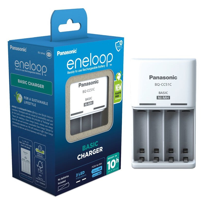 Panasonic Eneloop Cargador CC51