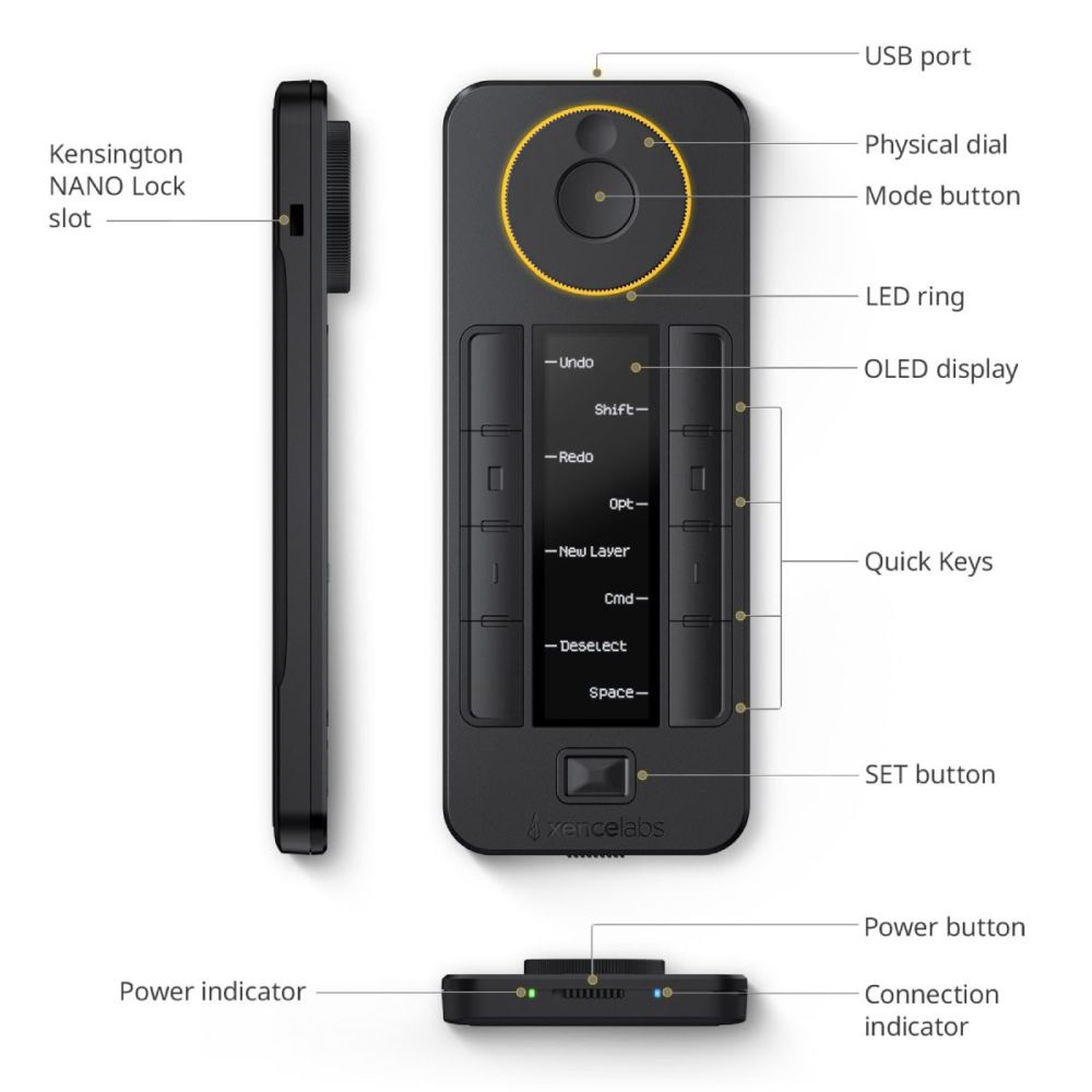 Xencelabs Quick Keys AND/DE/IT