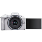 Canon EOS R50 Bianco + Canon EOS RF-S 18-45mm