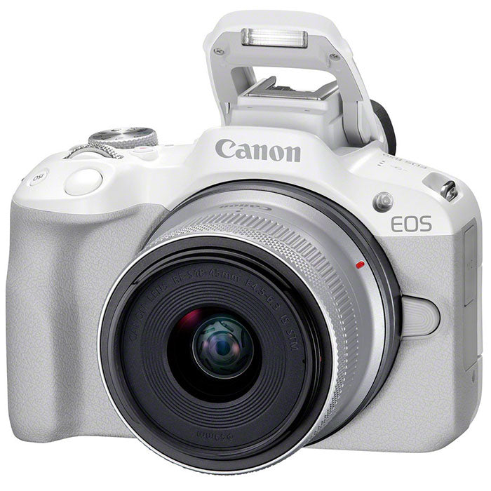 Canon EOS R50 Bianco + Canon EOS RF-S 18-45mm