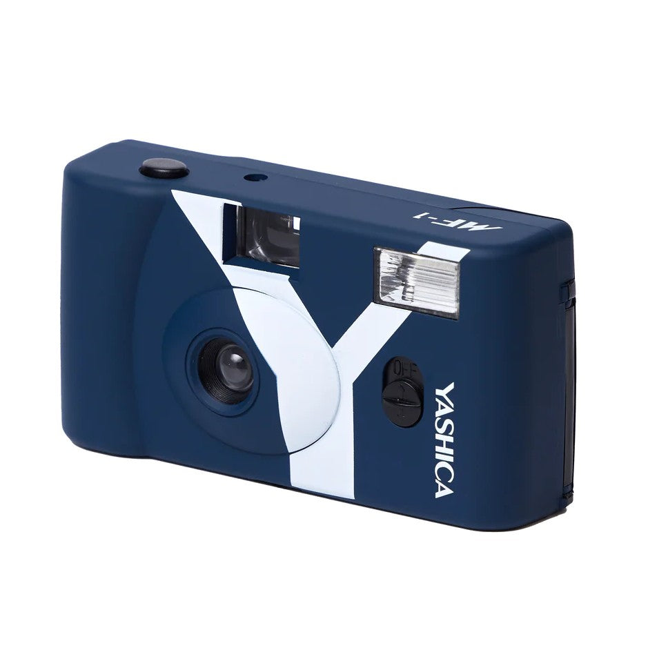 Yashica MF1 dark blu Set con Film