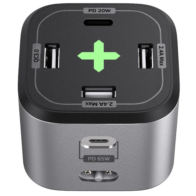Celly Power Station 65W, 5 porte USB di cui 2 USB-C