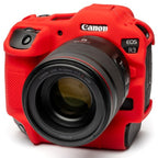 easyCover Boîtier Cover pour Canon R3 Rouge
