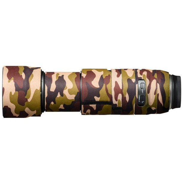 easyCover Objektiv Oak für Tamron 100-400mm f/4.5-6.3 Di VC USD Brown Tarnung