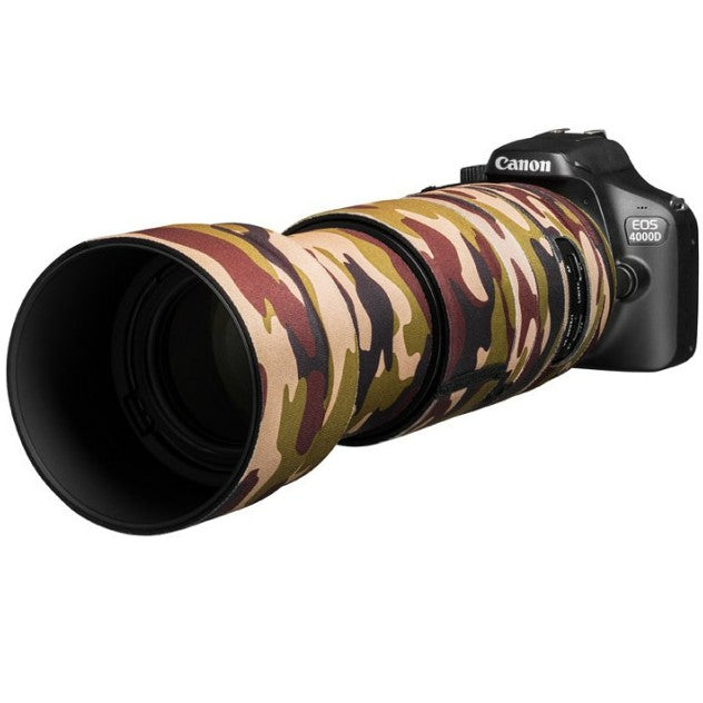 easyCover Objektiv Oak für Tamron 100-400mm f/4.5-6.3 Di VC USD Brown Tarnung