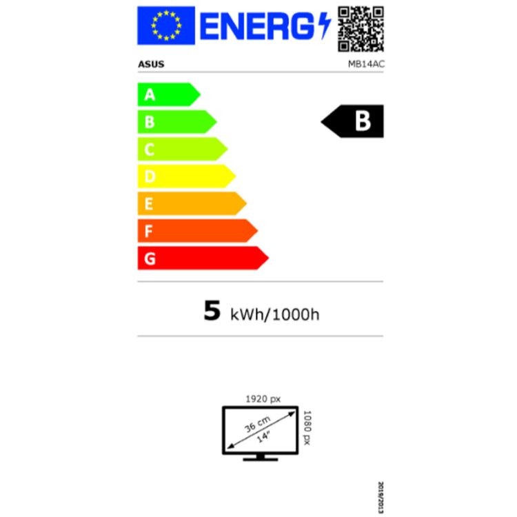ASUS ZenScreen MB14AC Monitor portatile da 14 pollici