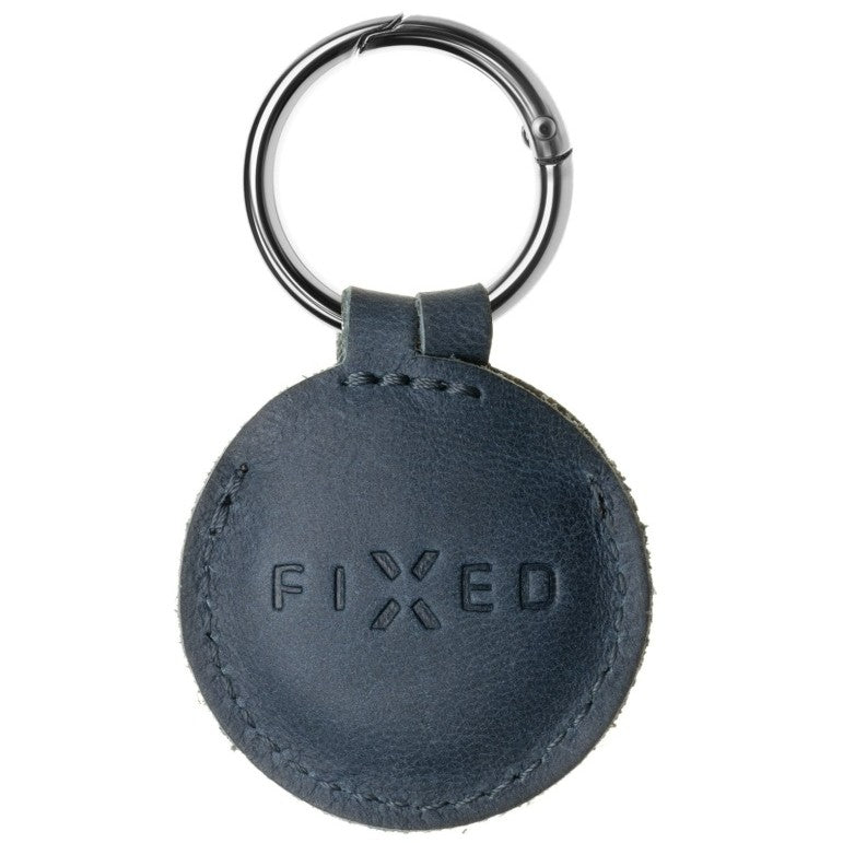 FIXED Leather Case voor AirTag blue