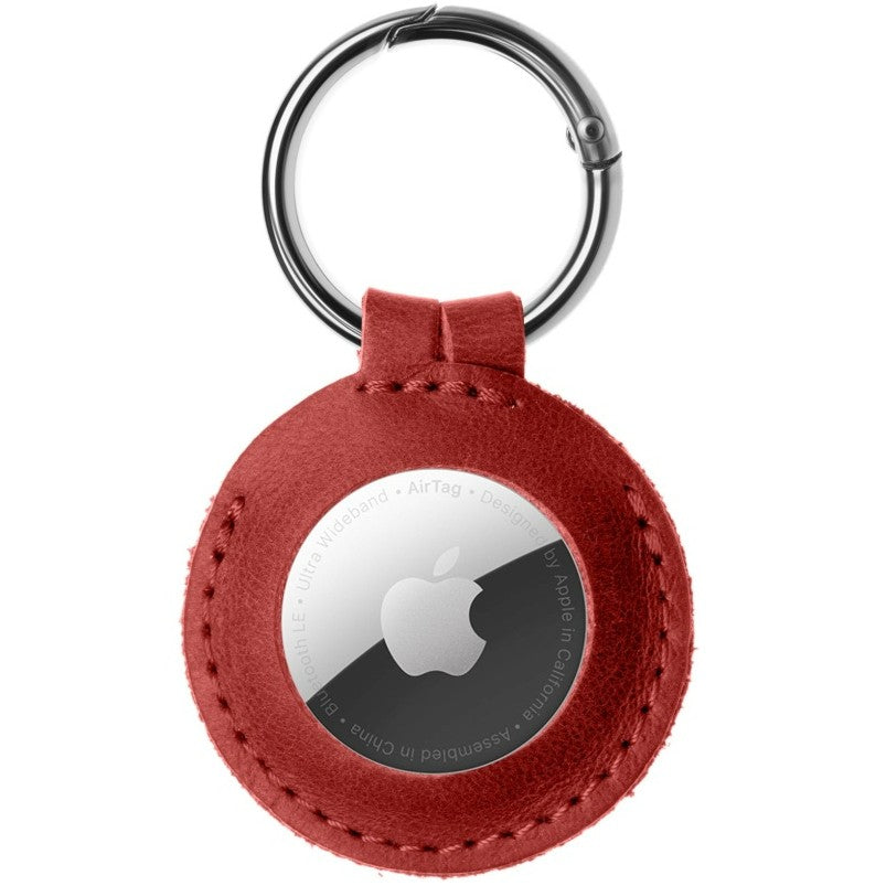 FIXED Leather Schutzhülle für AirTag rot