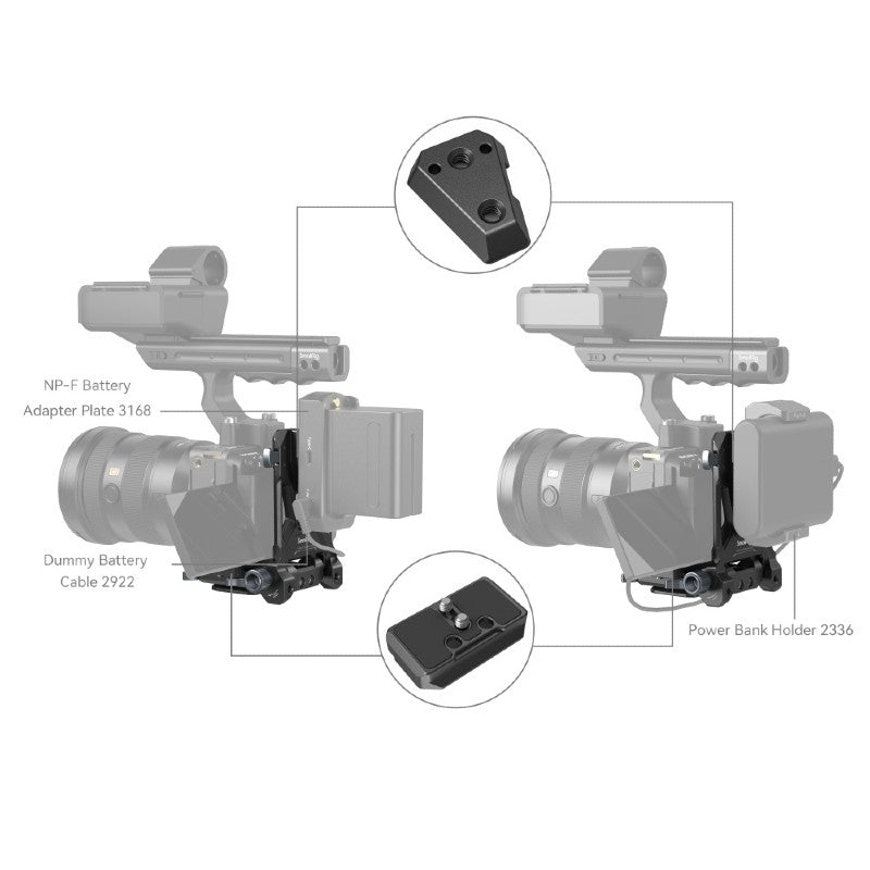 SmallRig 4064 Compact V-Mount Battery Mounting System