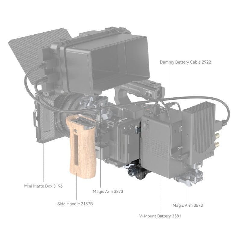 SmallRig 4064 Compact V-Mount Battery Mounting System