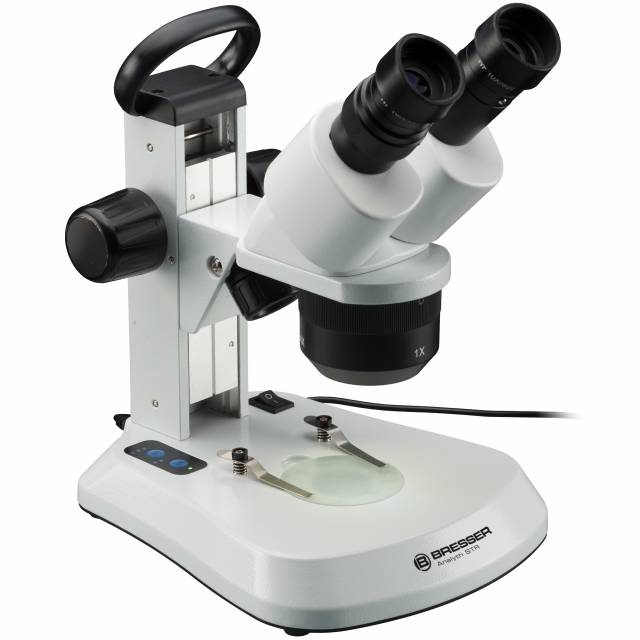 BRESSER Analyth STR 10x - 40x Stereo Microscope con incident e transmitted light