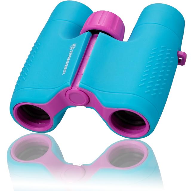 BRESSER JUNIOR 6x21 Jumelles Enfant en Diverses Couleurs Bleu