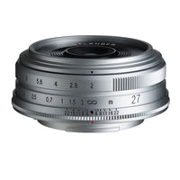 Voigtlander Ultron 2.0/27mm, Silver X Mount Lens