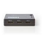 Nedis HDMI Conmutador 3 puertos 3x entrada HDMI 1x salida HDMI